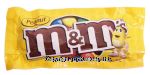 M&M's(r) Peanut Chocolate Candies candy covered chocolate candy with peanut middle Center Front Picture